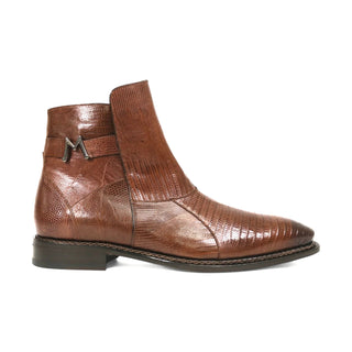 Mezlan Peninsula 4963-L Men's Shoes Exotic Lizard-Skin Ankle Boots (MZ3689)-AmbrogioShoes