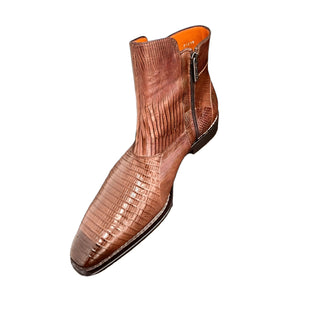 Mezlan Peninsula 4963-L Men's Shoes Tan Exotic Lizard-Skin Ankle Boots (MZS3688)-AmbrogioShoes