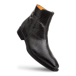 Mezlan Peninsula Lizard Ankle Boots-AmbrogioShoes