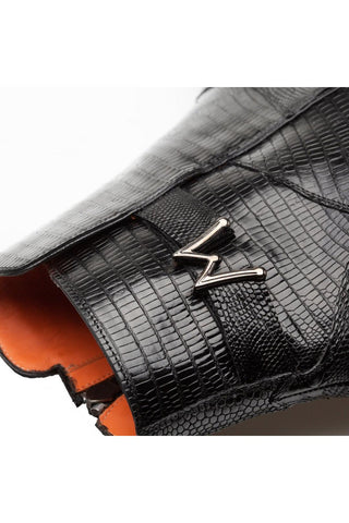Mezlan Peninsula Lizard Ankle Boots-AmbrogioShoes