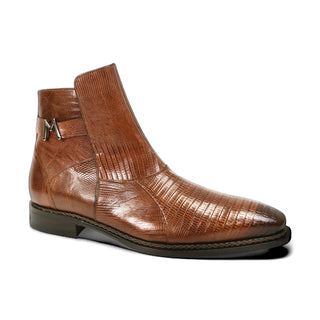Mezlan Peninsula Lizard Ankle Boots-AmbrogioShoes