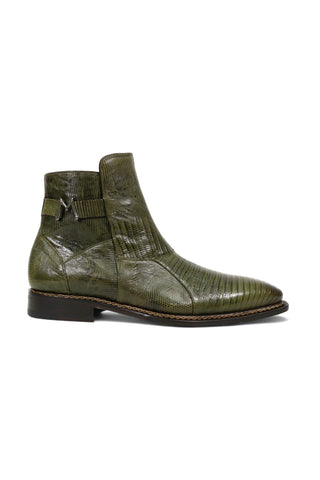 Peninsula Lizard Ankle Boots-Dellamoda