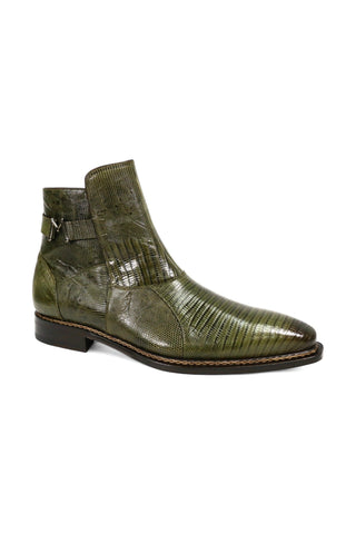 Peninsula Lizard Ankle Boots-Dellamoda