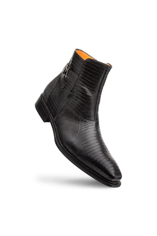 Peninsula Lizard Ankle Boots-Dellamoda