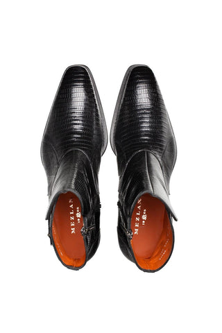 Peninsula Lizard Ankle Boots-Dellamoda