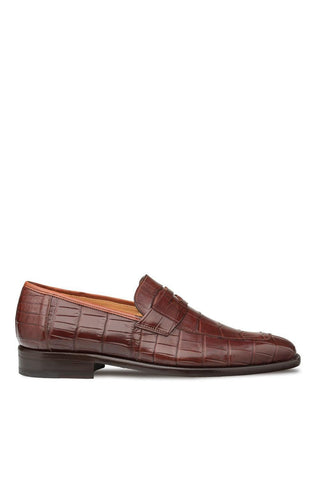 Mezlan Piccolo 4954-J Alligator Split-Toe Penny Loafers (MZ3661)-AmbrogioShoes