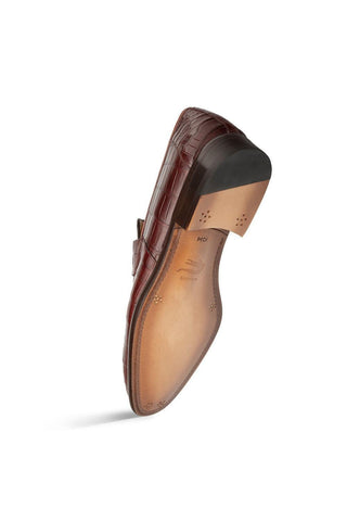 Mezlan Piccolo 4954-J Alligator Split-Toe Penny Loafers (MZ3661)-AmbrogioShoes