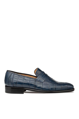 Mezlan Piccolo 4954-J Alligator Split-Toe Penny Loafers (MZ3661)-AmbrogioShoes