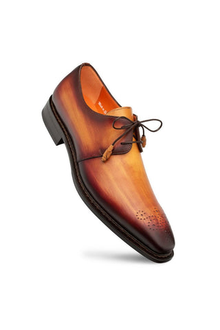Mezlan Principe 20842 Calf-Skin Patina Leather Derby (MZ3684)