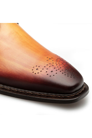 Mezlan Principe 20842 Calf-Skin Patina Leather Derby (MZ3684)
