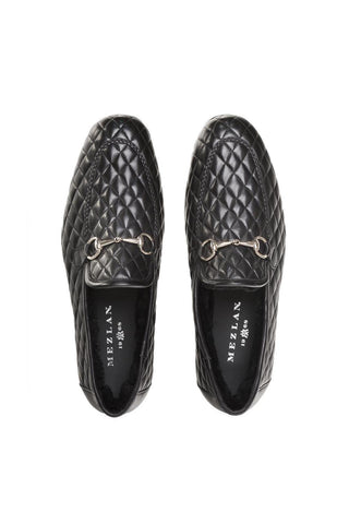 Mezlan R20136 Quilted Calf-Skin Leather Horsebit Loafers (MZ3407)-AmbrogioShoes