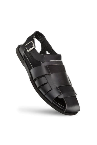 R20257 Leather Fisherman Sandal-Dellamoda