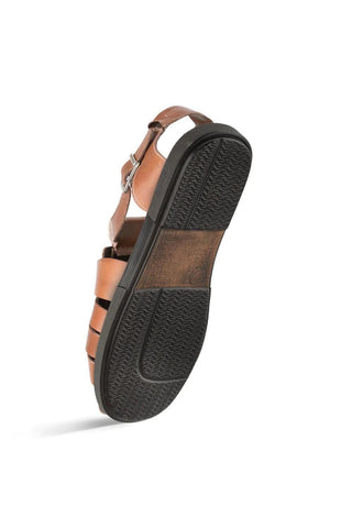 R20257 Leather Fisherman Sandal-Dellamoda