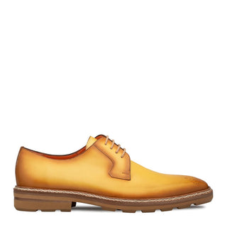 Mezlan R20615 Men's Shoes Yellow Calf-Skin Leather Lightweight Derby Oxfords (MZ3596)-AmbrogioShoes