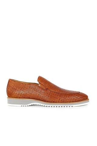R20658 Woven Leather Hybrid Loafers (MZ3620)-Dellamoda