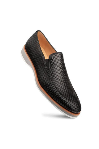 R20658 Woven Leather Hybrid Loafers (MZ3620)-Dellamoda