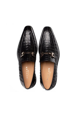 Mezlan Rhodas Crocodile Horse-Bit Loafer-AmbrogioShoes