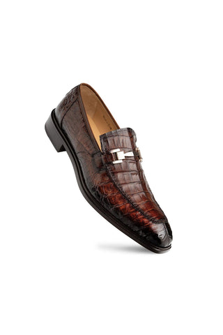 Mezlan Rhodas Crocodile Horse-Bit Loafer-AmbrogioShoes