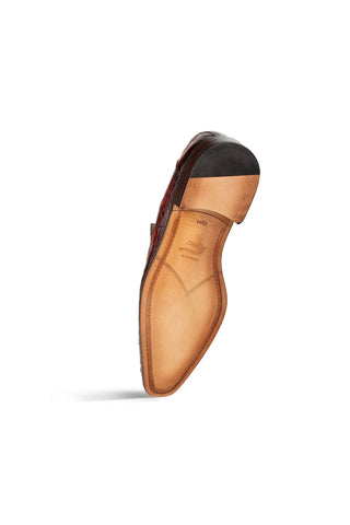 Mezlan Rhodas Crocodile Horse-Bit Loafer-AmbrogioShoes