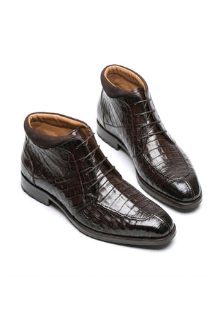 Riccardo Crocodile Boot-Dellamoda