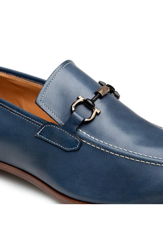 Rios II Leather Horse-Bit Loafer-Dellamoda