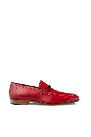 Rios II Leather Horse-Bit Loafer-Dellamoda