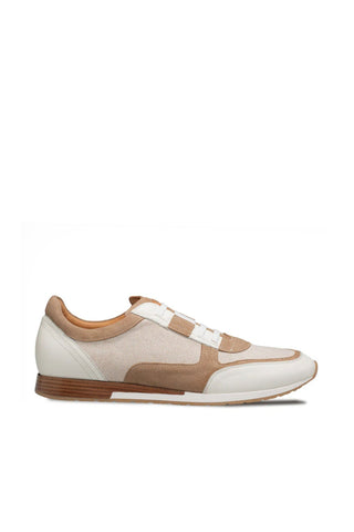 Mezlan Riumar Suede & Linen Sneaker-AmbrogioShoes