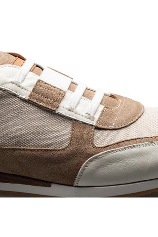 Mezlan Riumar Suede & Linen Sneaker-AmbrogioShoes