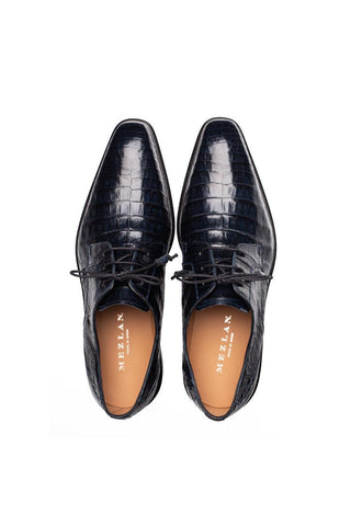 Mezlan Riverside Crocodile Derby-AmbrogioShoes
