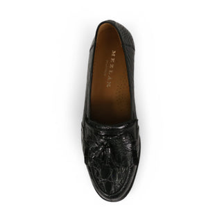 Mezlan Rodeo 1129 Exotic Crocodile Tassels Kiltie Loafer (MZ3831)-AmbrogioShoes