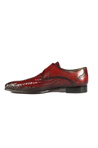 S20271 Woven / Leather Opanka Monk-Straps Loafers (MZ3484)-Dellamoda