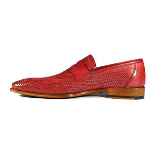 Mezlan S20296 Perforated Leather Classic Penny Loafers (MZ3482)-AmbrogioShoes