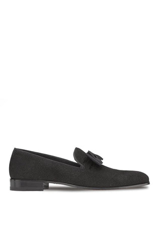S20306 Glass Suede Venetian Loafer-Dellamoda