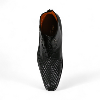 Mezlan S20516 Quilted / Calf-Skin Leather Lace up Boots (MZ3554)-AmbrogioShoes