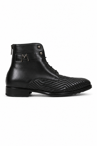 Mezlan S20516 Quilted / Leather Lace up Boots (MZ3554)