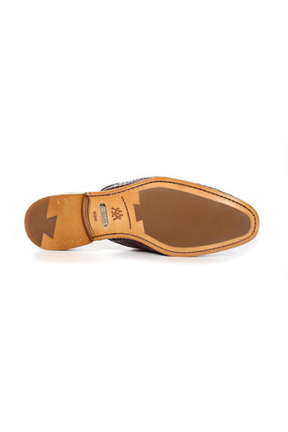 Mezlan S20667 Woven Leather Casual Slip-On Mules (MZ3616)-AmbrogioShoes