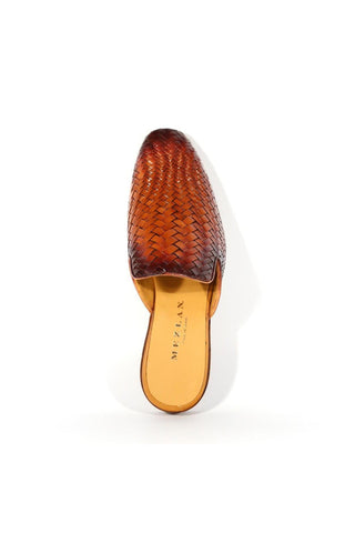 Mezlan S20667 Woven Leather Casual Slip-On Mules (MZ3616)-AmbrogioShoes
