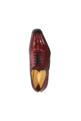 Mezlan S20702 Woven Leather Dress/ Formal Laceup Oxfords (MZ3617)-AmbrogioShoes