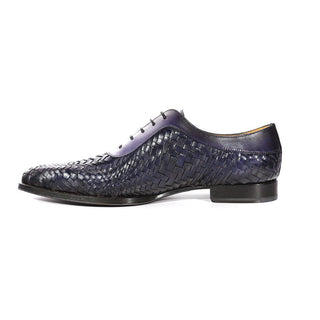 Mezlan S20702 Woven Leather Dress/ Formal Laceup Oxfords (MZ3617)-AmbrogioShoes
