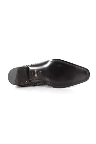 Mezlan S20702 Woven Leather Dress/ Formal Laceup Oxfords (MZ3617)-AmbrogioShoes