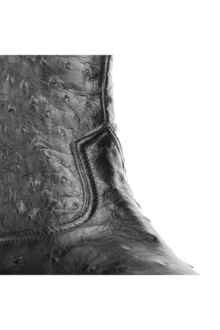 Mezlan SX4798-S Exotic Ostrich Straight-Heel Zipper Boots (MZ3436)-AmbrogioShoes