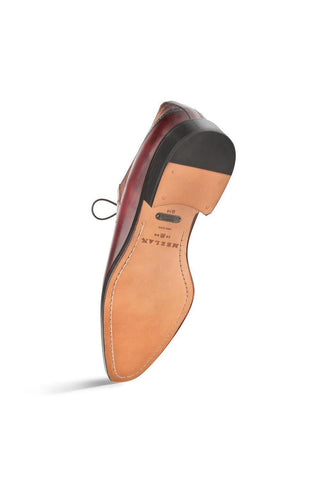 SX4868-P Ostrich / Leather Oxford (MZ3509)-Dellamoda