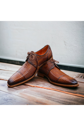 Mezlan SX4903-L Exotic Lizard Dress/ Formal Derby (MZ3624)-AmbrogioShoes