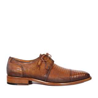 Mezlan SX4903-L Men's Shoes Honey Exotic Lizard Dress/ Formal Derby Oxfords (MZS3624)-AmbrogioShoes