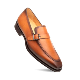 Mezlan Salato Leather Single Monk-Strap-AmbrogioShoes