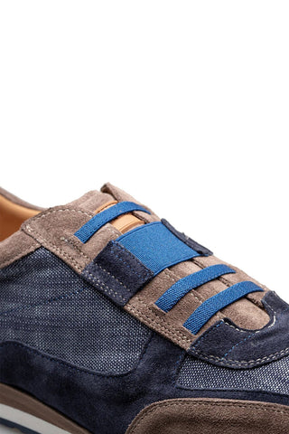 Mezlan Sanlucar Linen & Suede Sneaker-AmbrogioShoes