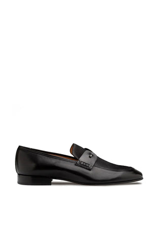 Mezlan Saona Linen & Leather Horse-Bit Loafer-AmbrogioShoes