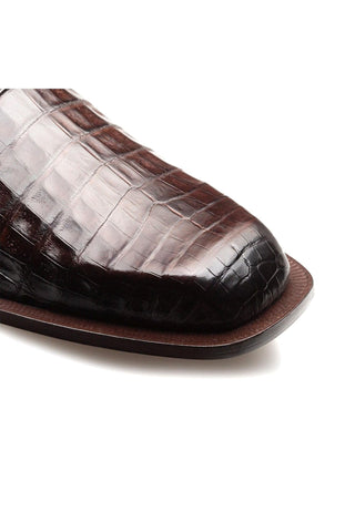 Mezlan Ugo Crocodile Derby-AmbrogioShoes