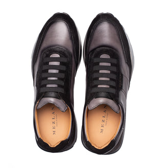Notting Suede & Leather Sneaker-Dellamoda