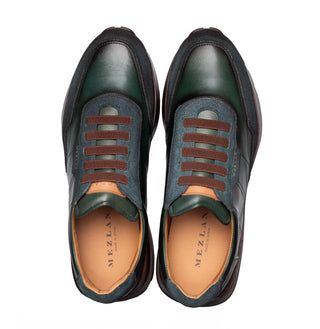 Notting Suede & Leather Sneaker-Dellamoda